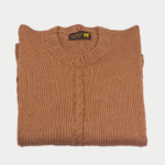 Maglia girocollo intrecciata